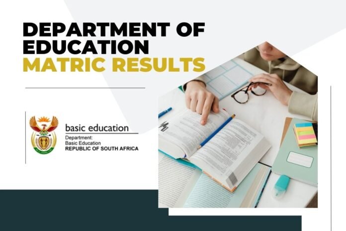 Department Of Education Matric Results